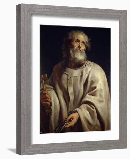 Saint Peter, c. 1611-Peter Paul Rubens-Framed Giclee Print