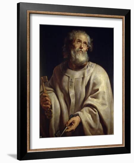 Saint Peter, c. 1611-Peter Paul Rubens-Framed Giclee Print