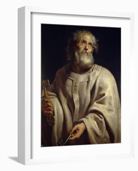 Saint Peter, c. 1611-Peter Paul Rubens-Framed Giclee Print