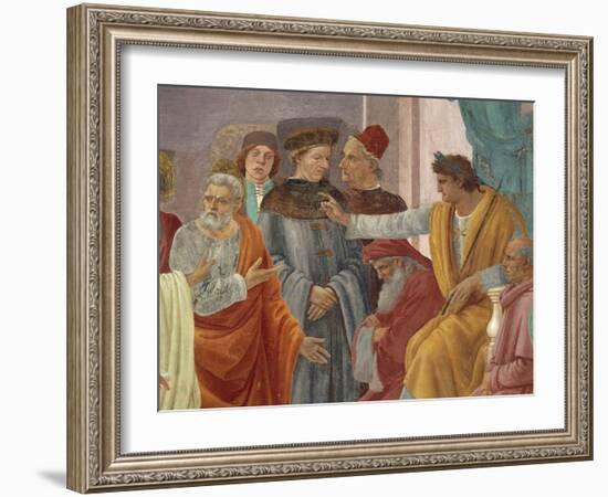 Saint Peter Confronts Simon Magus before Nero-Filippo Brunelleschi-Framed Giclee Print