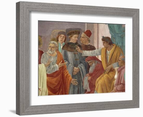 Saint Peter Confronts Simon Magus before Nero-Filippo Brunelleschi-Framed Giclee Print