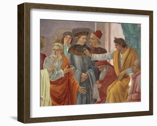 Saint Peter Confronts Simon Magus before Nero-Filippo Brunelleschi-Framed Giclee Print