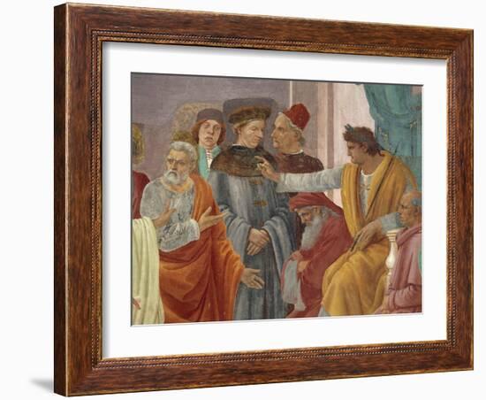 Saint Peter Confronts Simon Magus before Nero-Filippo Brunelleschi-Framed Giclee Print