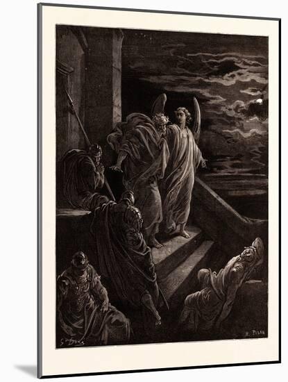 Saint Peter Delivered from Prison-Gustave Dore-Mounted Giclee Print