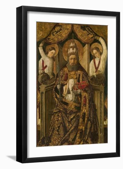 Saint Peter Enthroned-Rodrigo de Osona-Framed Giclee Print