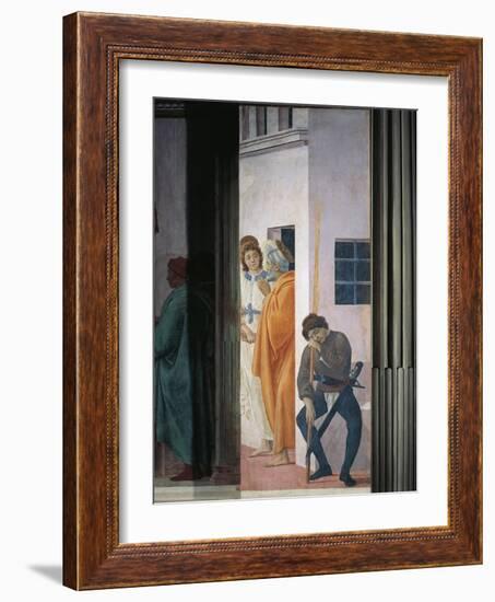 Saint Peter Freed from Prison-Filippino Lippi-Framed Giclee Print