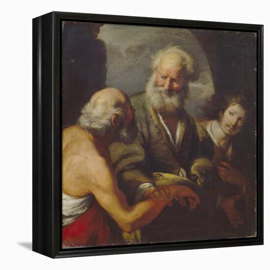 Saint Peter Healing a Paralytic-Bernardo Strozzi-Framed Premier Image Canvas