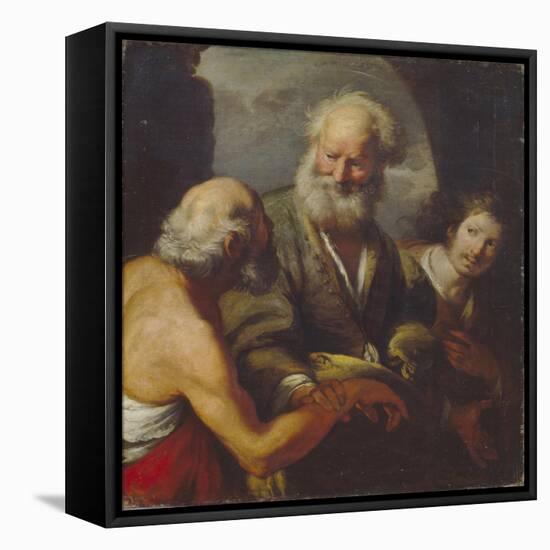 Saint Peter Healing a Paralytic-Bernardo Strozzi-Framed Premier Image Canvas