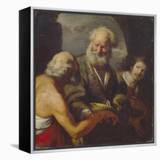 Saint Peter Healing a Paralytic-Bernardo Strozzi-Framed Premier Image Canvas