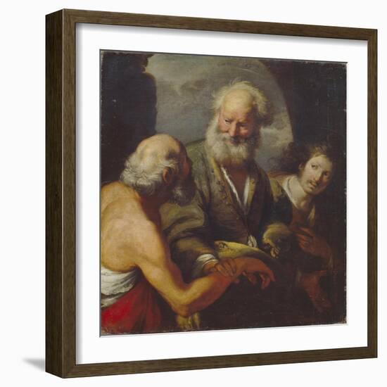 Saint Peter Healing a Paralytic-Bernardo Strozzi-Framed Giclee Print