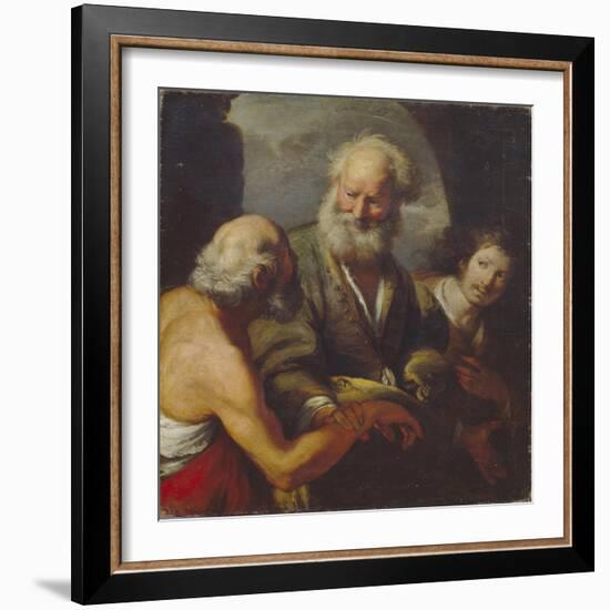 Saint Peter Healing a Paralytic-Bernardo Strozzi-Framed Giclee Print