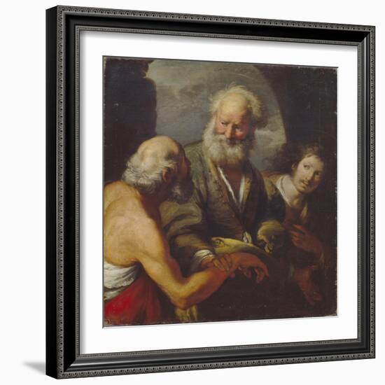 Saint Peter Healing a Paralytic-Bernardo Strozzi-Framed Giclee Print