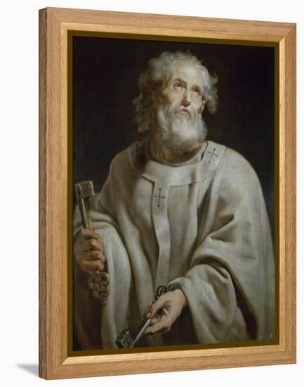 Saint Peter-Peter Paul Rubens-Framed Premier Image Canvas