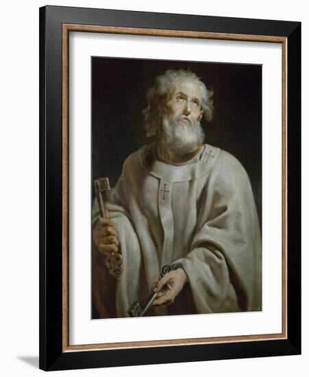 Saint Peter-Peter Paul Rubens-Framed Giclee Print