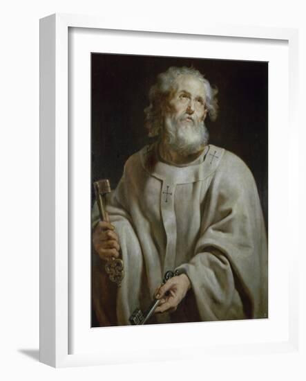 Saint Peter-Peter Paul Rubens-Framed Giclee Print