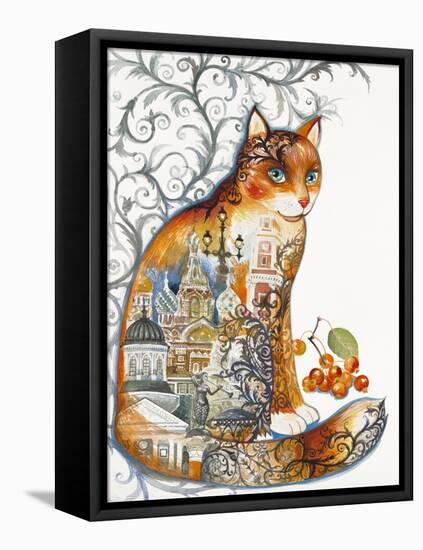 Saint Petersburg Cat-Oxana Zaika-Framed Premier Image Canvas