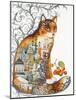 Saint Petersburg Cat-Oxana Zaika-Mounted Giclee Print