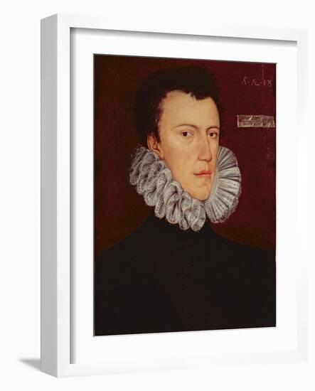 Saint Philip Howard, 13th Earl of Arundel-George Gower-Framed Premium Giclee Print