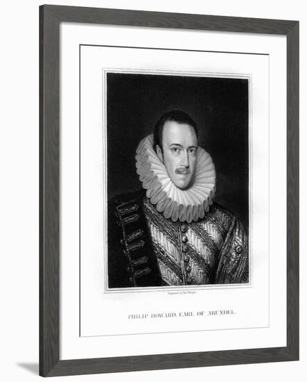 Saint Philip Howard, 20th Earl of Arundel, English Nobleman-T Wright-Framed Giclee Print