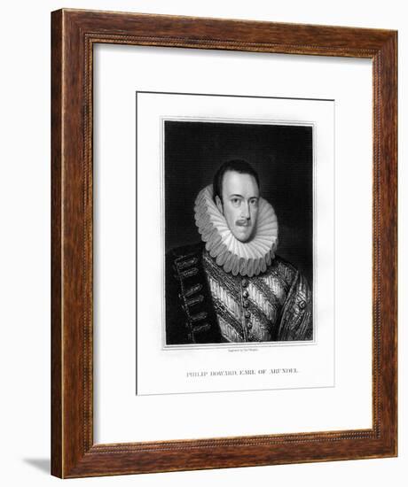 Saint Philip Howard, 20th Earl of Arundel, English Nobleman-T Wright-Framed Giclee Print