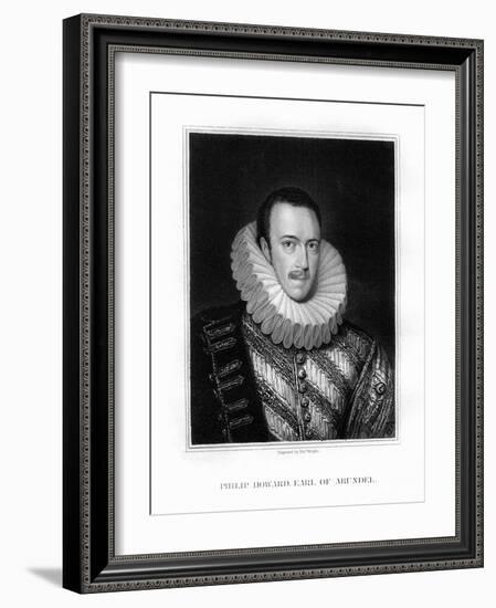 Saint Philip Howard, 20th Earl of Arundel, English Nobleman-T Wright-Framed Giclee Print