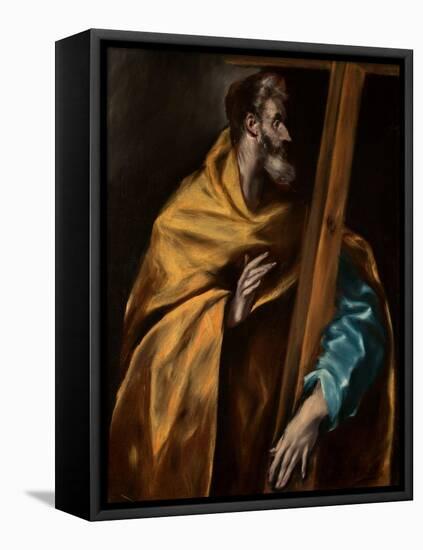 Saint Philip the Apostle-El Greco-Framed Premier Image Canvas