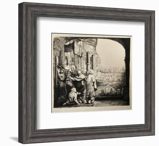 Saint Pierre Guerissant le Paralylique (B94)-Amand Durand-Framed Collectable Print