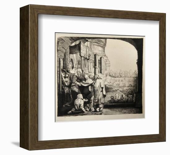 Saint Pierre Guerissant le Paralylique (B94)-Amand Durand-Framed Collectable Print