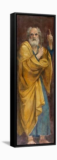 Saint Pierre - Peinture De Annibale Carracci (Annibal Carrache, 1560-1609), Fresque, 1604-1607 (235-Annibale Carracci-Framed Premier Image Canvas
