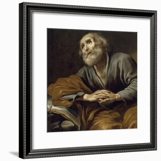 Saint Pierre repentant-Claude Vignon-Framed Giclee Print