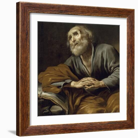 Saint Pierre repentant-Claude Vignon-Framed Giclee Print