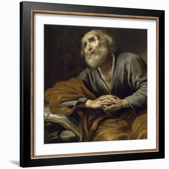 Saint Pierre repentant-Claude Vignon-Framed Giclee Print