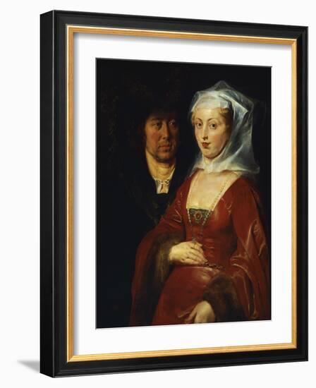 Saint Pipino and Saint Bega-Peter Paul Rubens-Framed Giclee Print