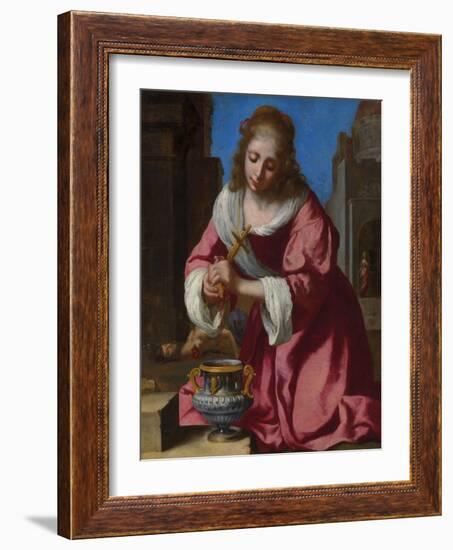 Saint Praxedis-Johannes Vermeer-Framed Giclee Print