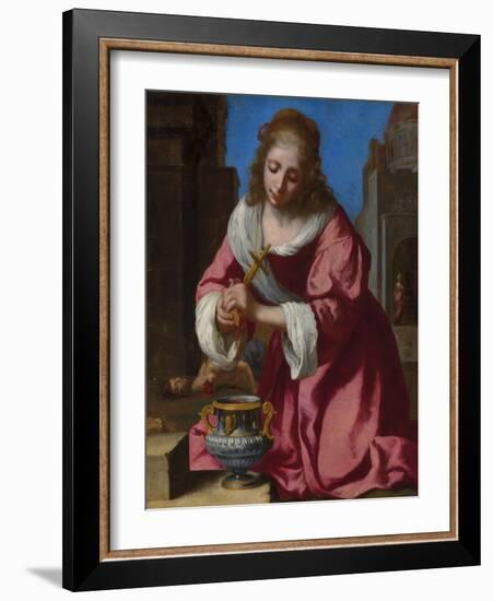 Saint Praxedis-Johannes Vermeer-Framed Giclee Print