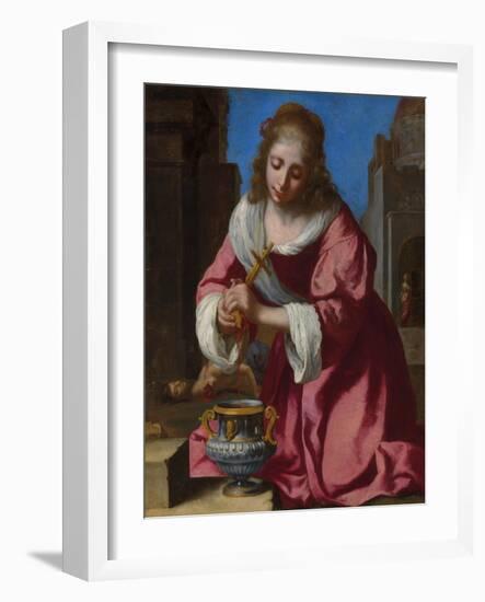 Saint Praxedis-Johannes Vermeer-Framed Giclee Print