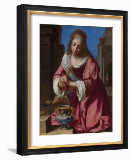 Saint Praxedis-Johannes Vermeer-Framed Giclee Print