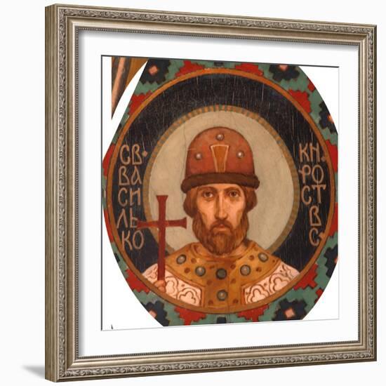 Saint Prince Vasilko Konstantinovich of Rostov, 1885-1896-Viktor Mikhaylovich Vasnetsov-Framed Giclee Print
