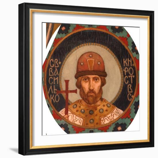 Saint Prince Vasilko Konstantinovich of Rostov, 1885-1896-Viktor Mikhaylovich Vasnetsov-Framed Giclee Print