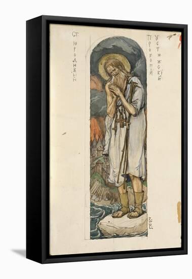 Saint Prokopius of Ustyug (Study for Frescos in the St Vladimir's Cathedral of Kie), 1884-1889-Viktor Mikhaylovich Vasnetsov-Framed Premier Image Canvas