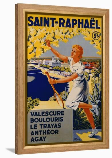 Saint-Raphael, circa 1930-J. Munier-Framed Premier Image Canvas