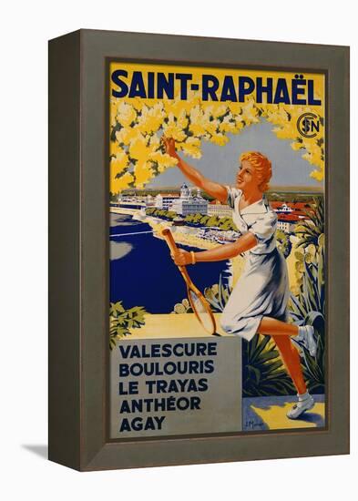 Saint-Raphael, circa 1930-J. Munier-Framed Premier Image Canvas