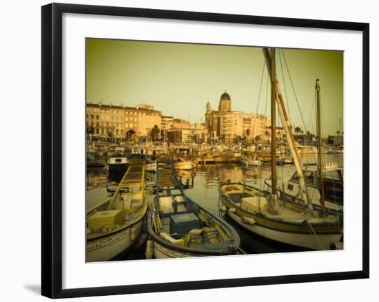 Saint Raphael, Harbour, Provence-Alpes-Cote D'Azur, France-Alan Copson-Framed Photographic Print