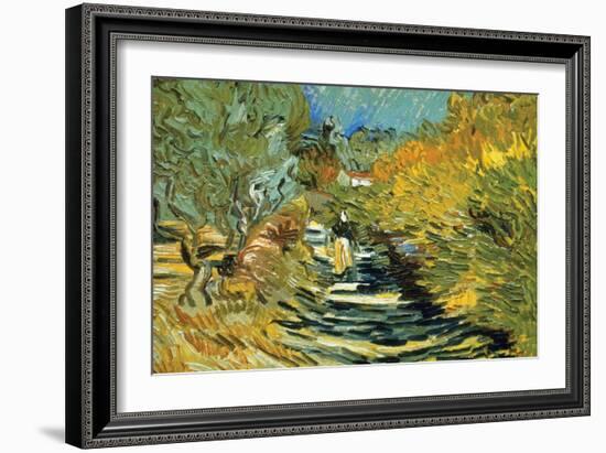 Saint-Remy-Vincent van Gogh-Framed Art Print