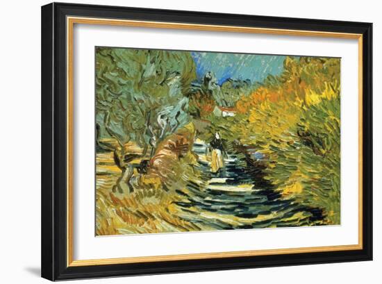 Saint-Remy-Vincent van Gogh-Framed Art Print