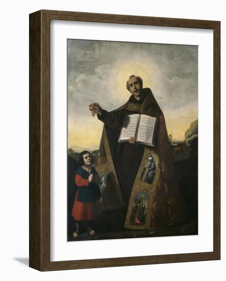 Saint Romanus of Antioch and Saint Barulas, 1638-Francisco de Zurbaran-Framed Giclee Print