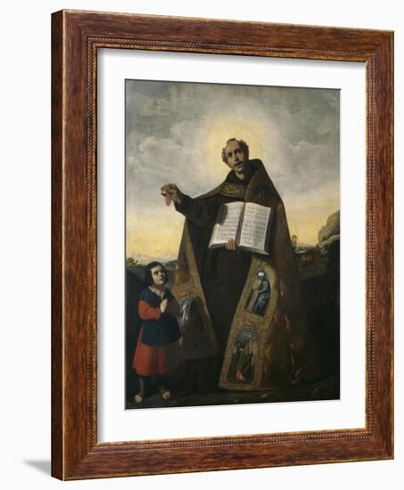 Saint Romanus of Antioch and Saint Barulas, 1638-Francisco de Zurbaran-Framed Giclee Print