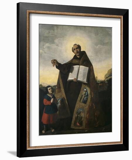 Saint Romanus of Antioch and Saint Barulas, 1638-Francisco de Zurbaran-Framed Giclee Print