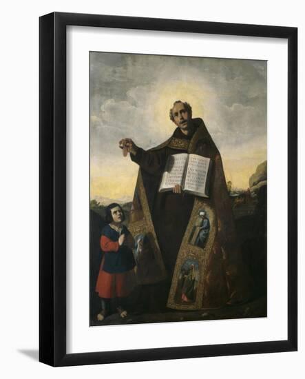 Saint Romanus of Antioch and Saint Barulas, 1638-Francisco de Zurbaran-Framed Giclee Print