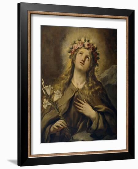 Saint Rosalia, Ca. 1697, Italian School-Luca Giordano-Framed Giclee Print